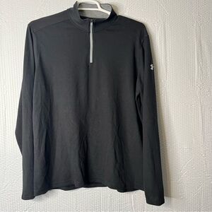 Under Armour Black ColdGear 1/4 Zip Pullover Size XL